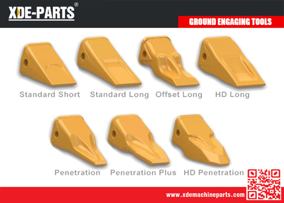 CAT/KOMATSU/HITACHI/HYUNDAI/KEBELCO Piezas de excavadoras cincel de roca Dientes de cubo y adaptadores Dientes de tierra Dientes planos proveedor