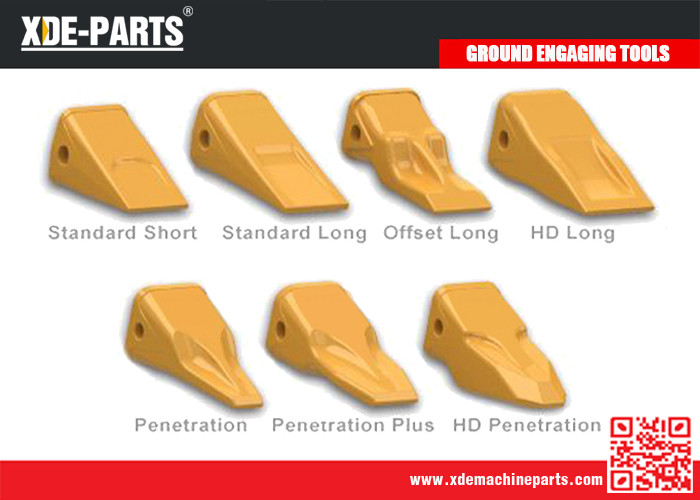 CAT/KOMATSU/HITACHI/HYUNDAI/KEBELCO Piezas de excavadoras cincel de roca Dientes de cubo y adaptadores Dientes de tierra Dientes planos proveedor